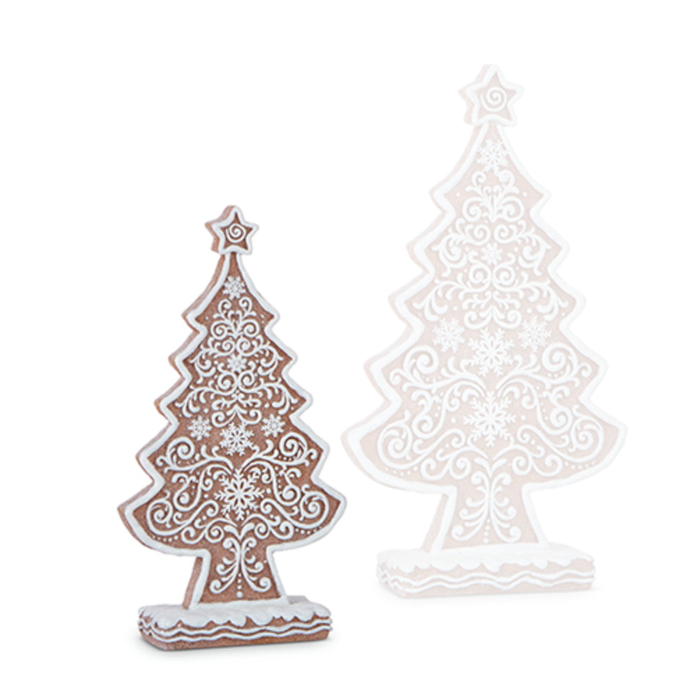 Large Frosted Gingerbread Tree