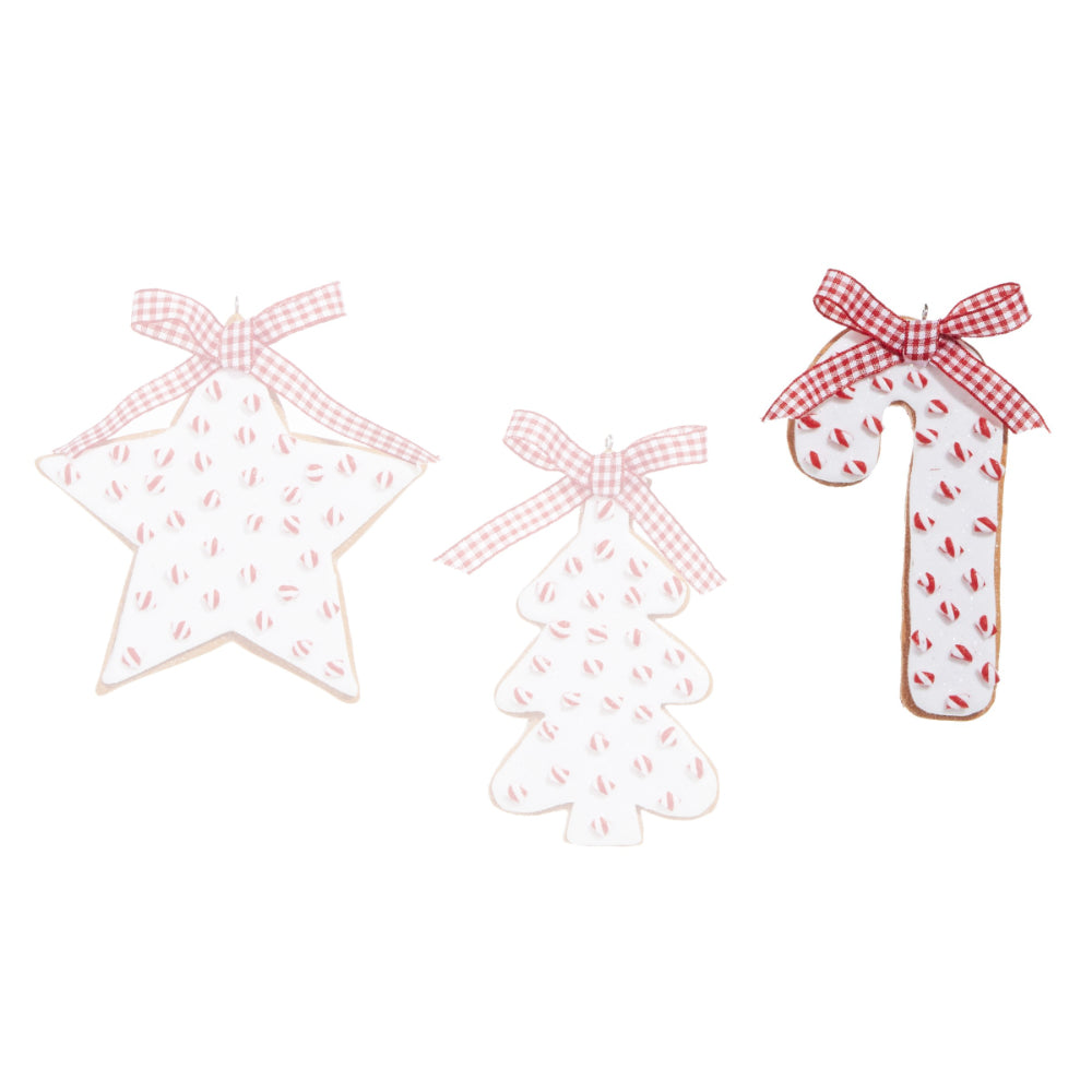 Raz Imports 4.5" Peppermint Sprinkles Cookie Ornament
