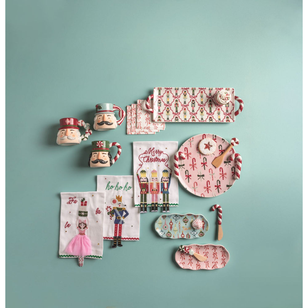 Mud Pie Nutcracker Candy Handle Mugs