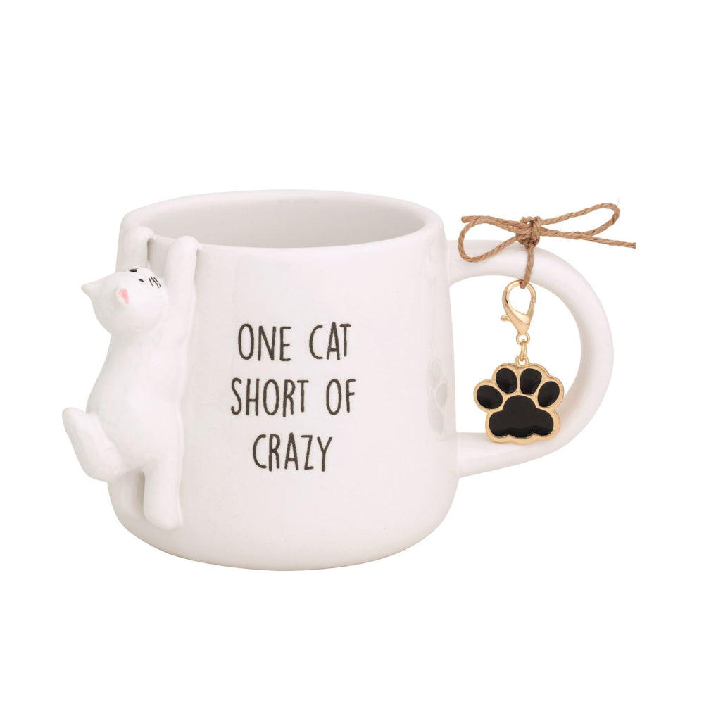 Mud Pie Cat Figure Mugs