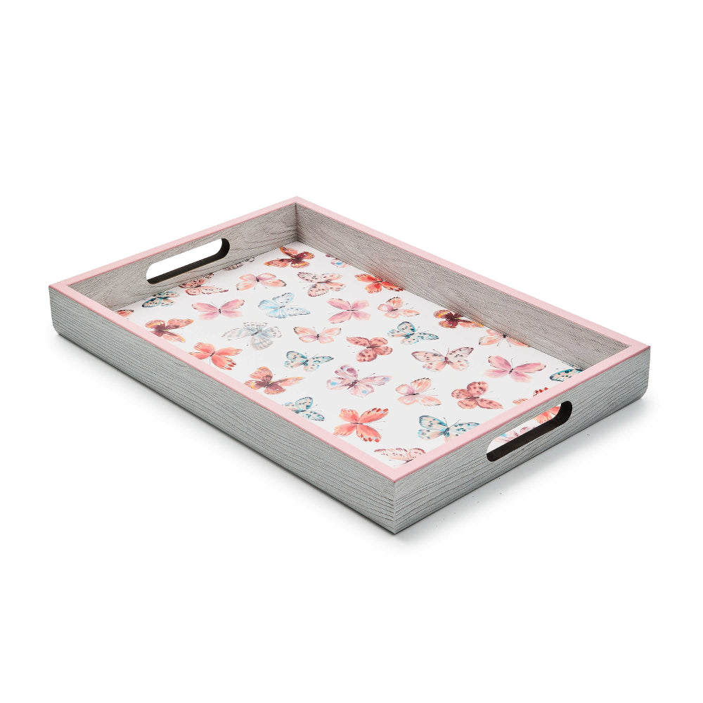 Mackenzie-Childs Butterfly Serving Hill Tray