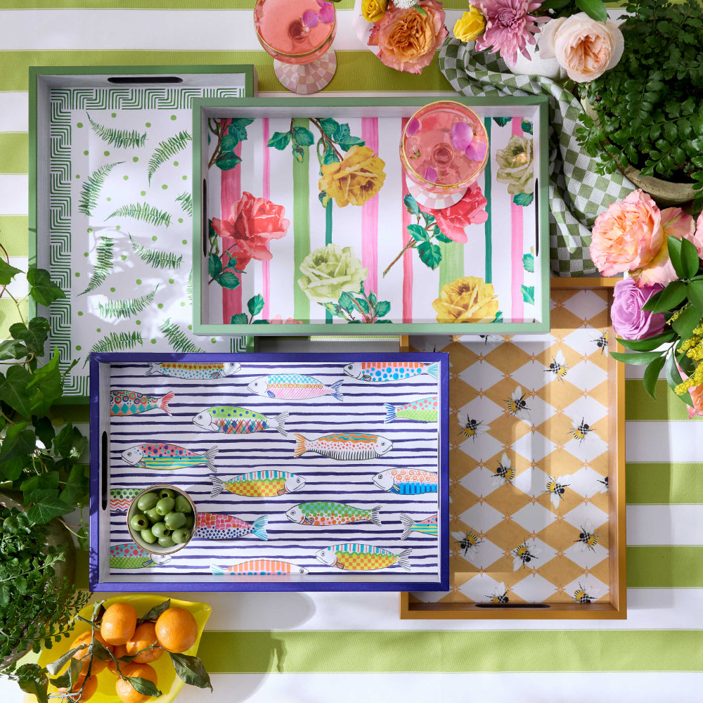 Mackenzie-Childs Garden Gala Serving Tray