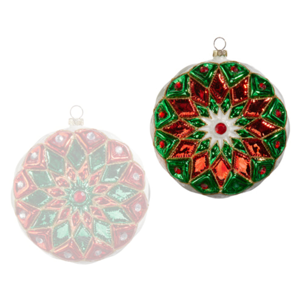 5" Multicolor Starburst Ornament
