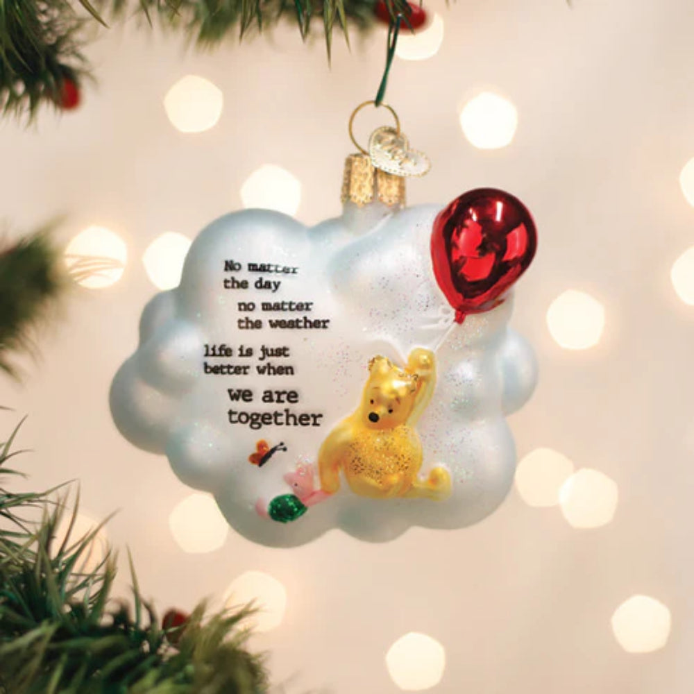 Old World Christmas Winnie And Piglet Together Ornament