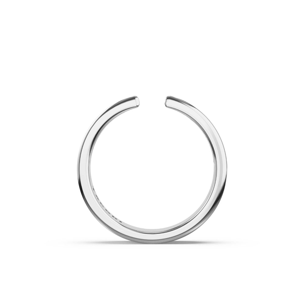 Tacori Sculpted Crescent Petal-Texture Open Band in Platinum