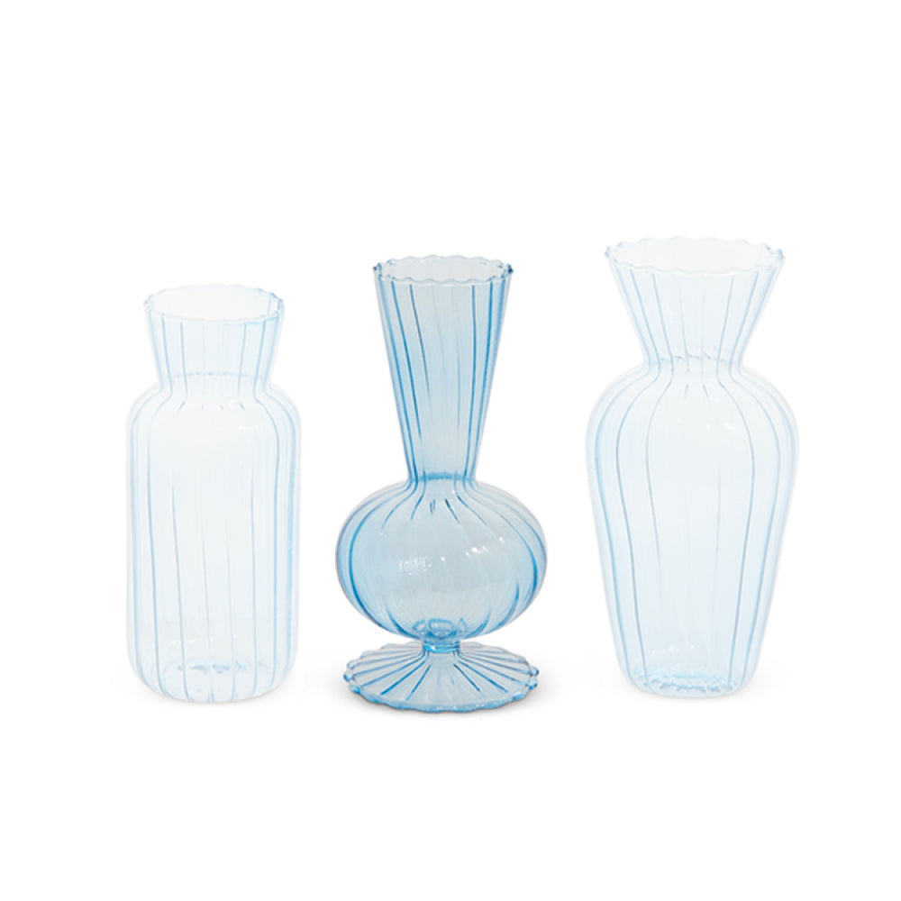 Raz Imports 6" Blue Vases