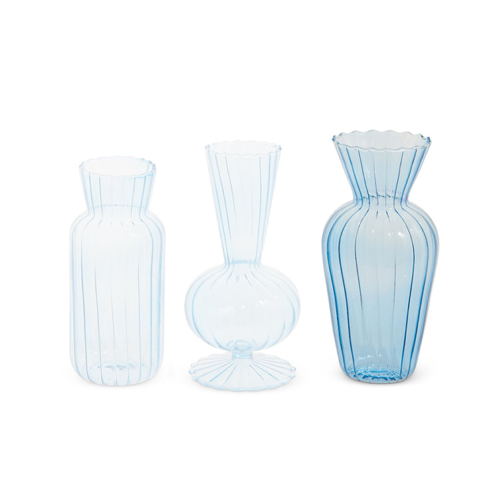 Raz Imports 6" Blue Vases