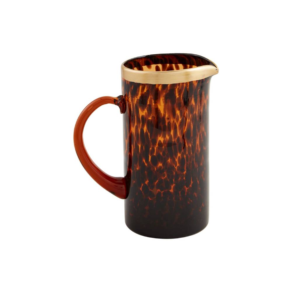 Mud Pie Glass Tortoise Pitcher