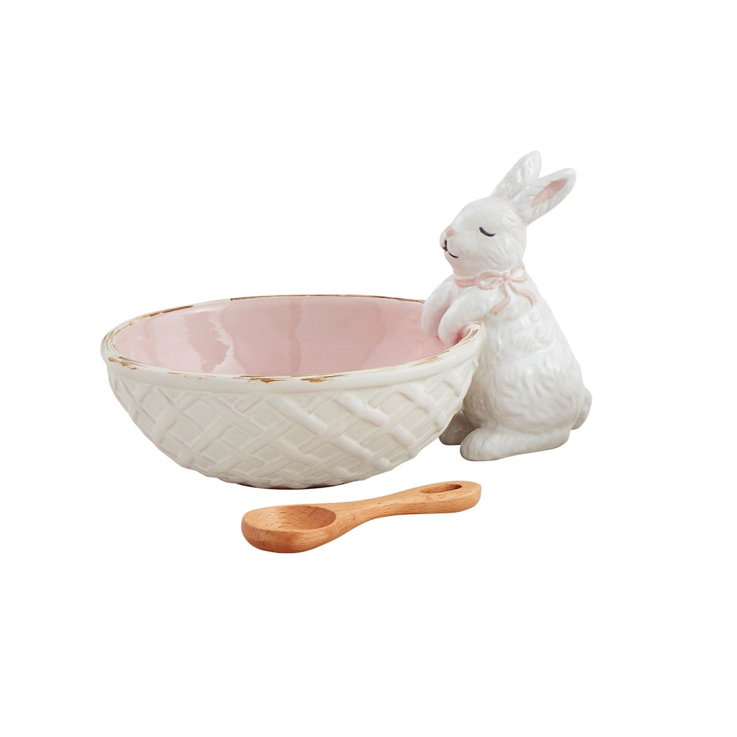 Mud Pie Bunny Candy Dish Set
