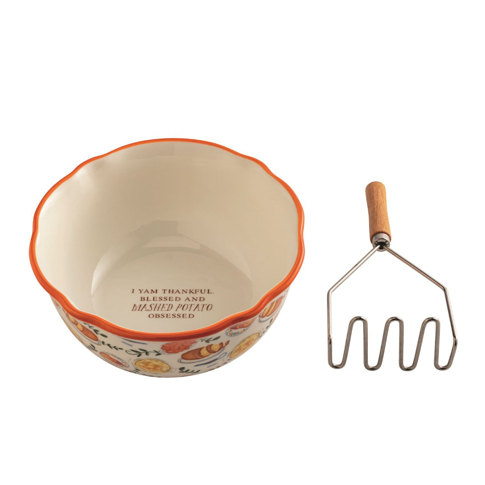 Mud Pie Yam Potato Bowl Set