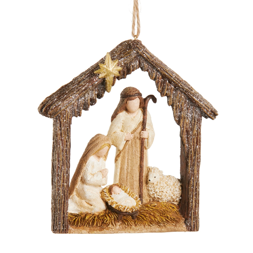 Raz Imports 4.5" Holy Family Ornament