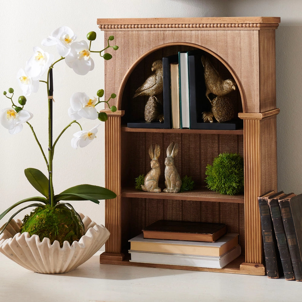 Raz Imports 7" Gold Bird Book Ends - Set of 2