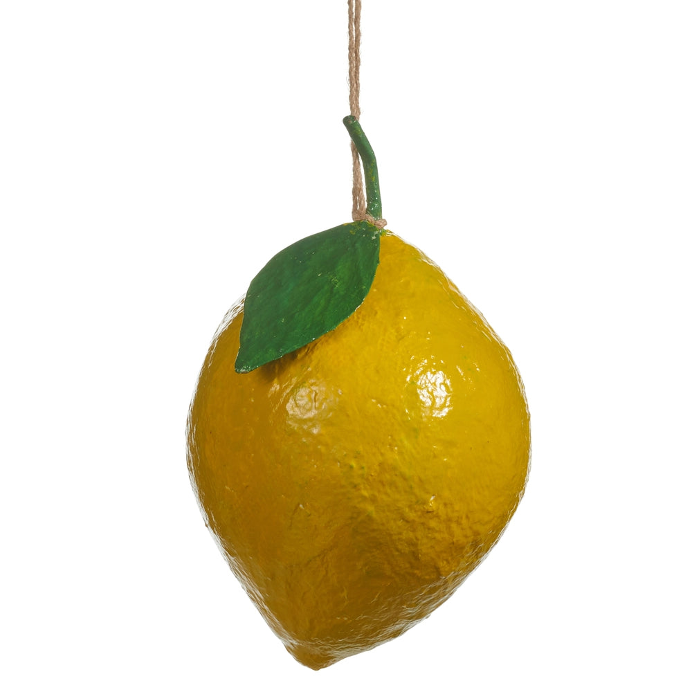 Raz Imports Paper Mache Lemon