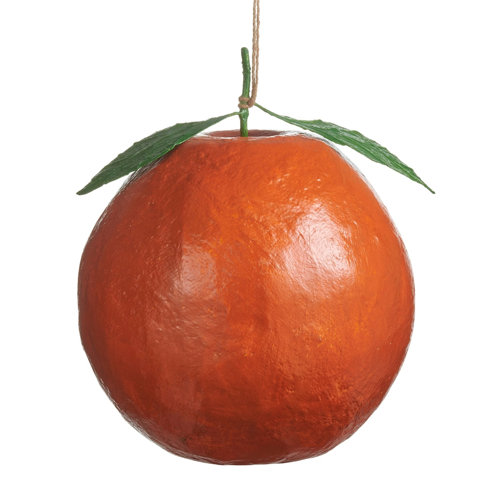 Raz Imports Paper Mache Orange