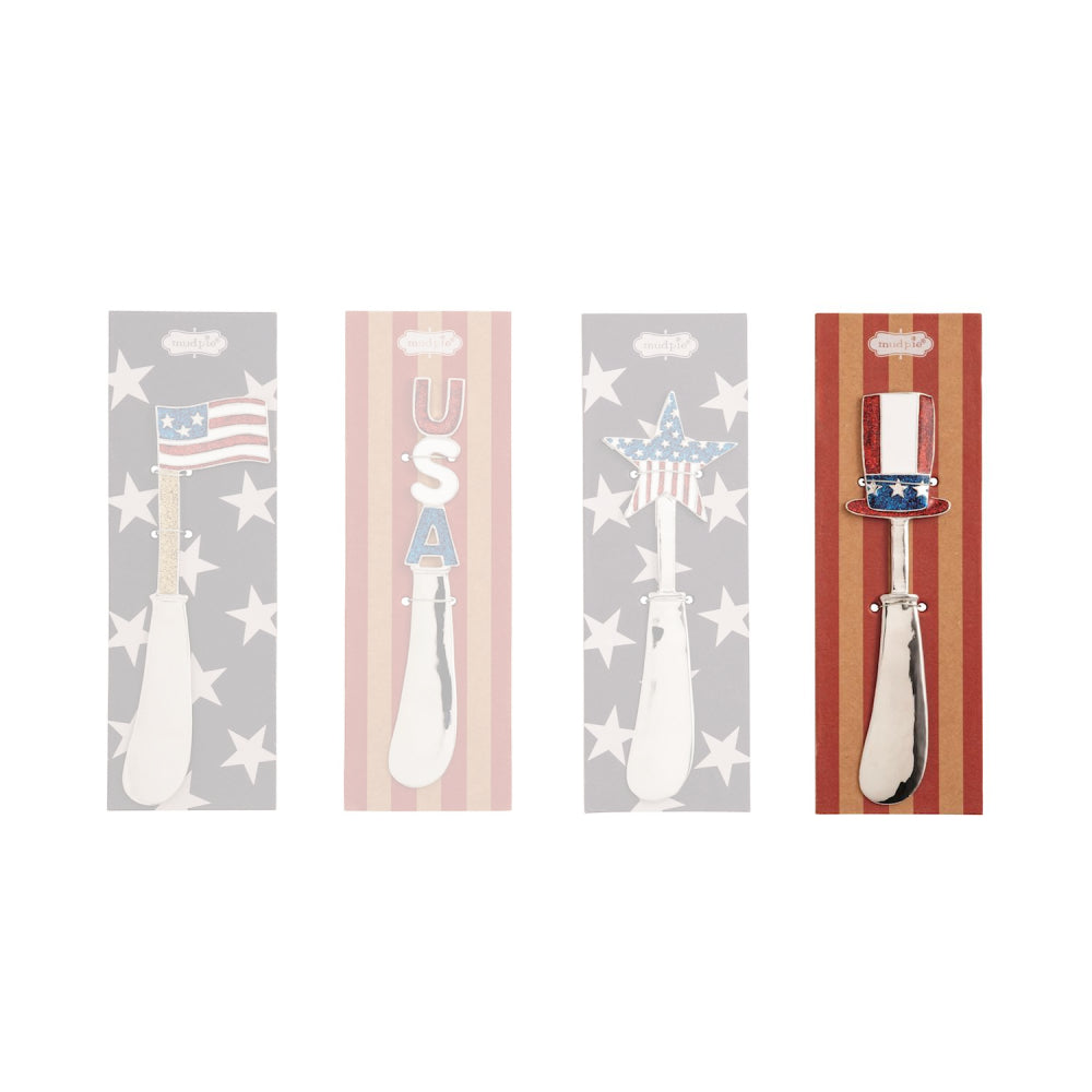 Mud Pie Enamel Americana Spreaders