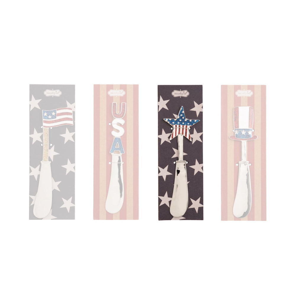 Mud Pie Enamel Americana Spreaders