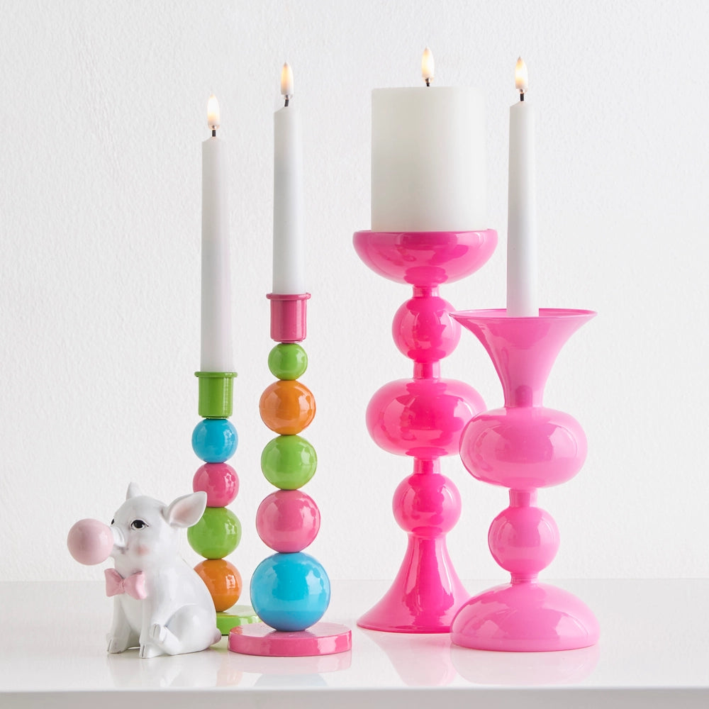 Raz Imports Bright Bubble Candlesticks - Set of 2