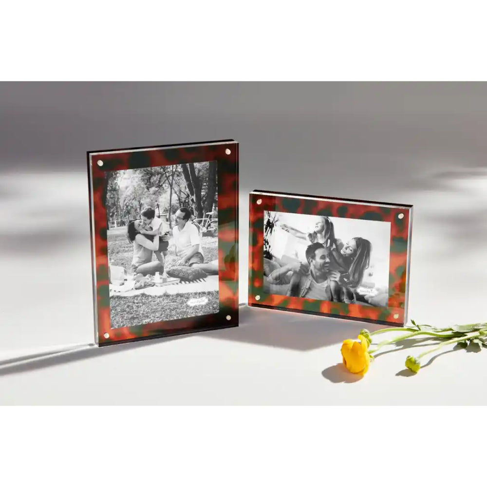 Mud Pie Tortoise Acrylic Block Frame