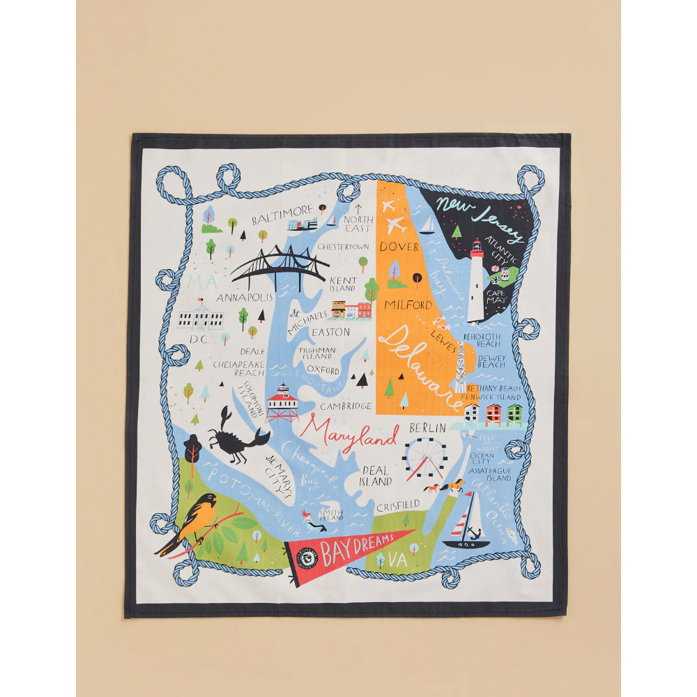 Spartina Bay Dreams Dish Towel