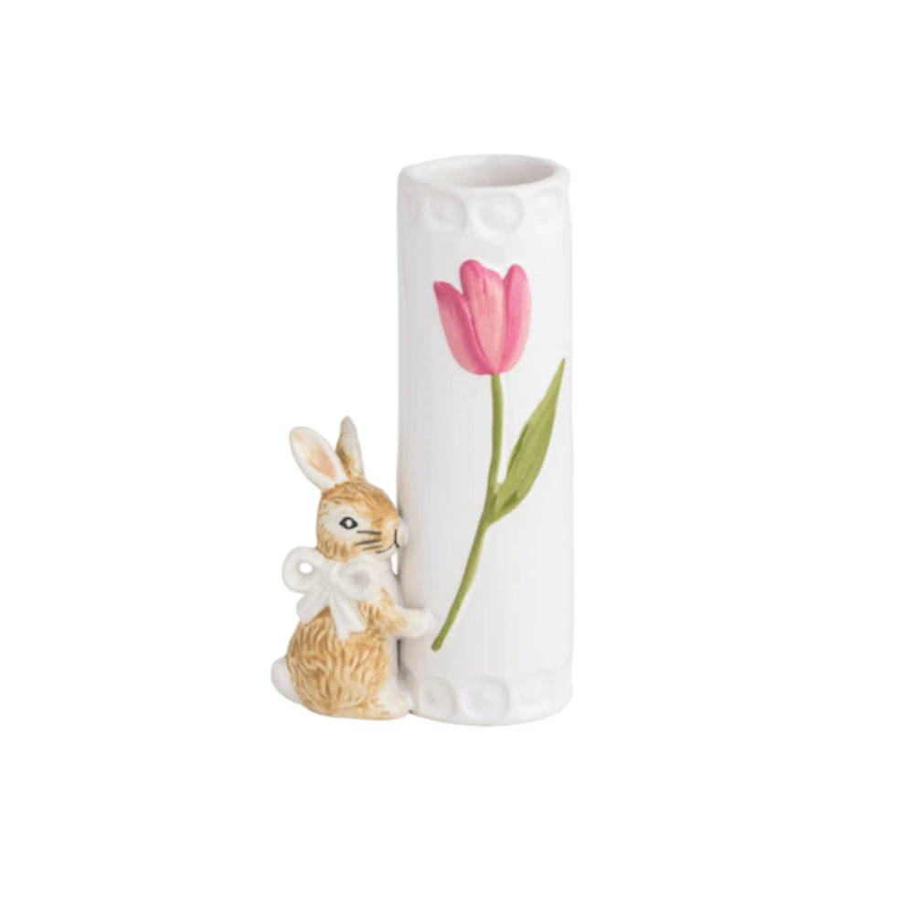 Mud Pie Bow Bunny Bud Vases