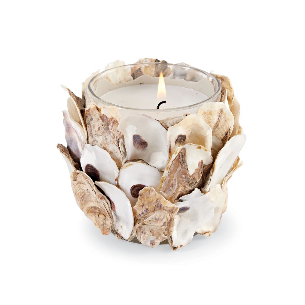 Mud Pie Oyster Shell Candle Holder