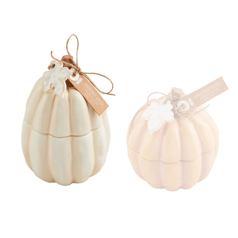Mud Pie Ceramic Pumpkin Candle