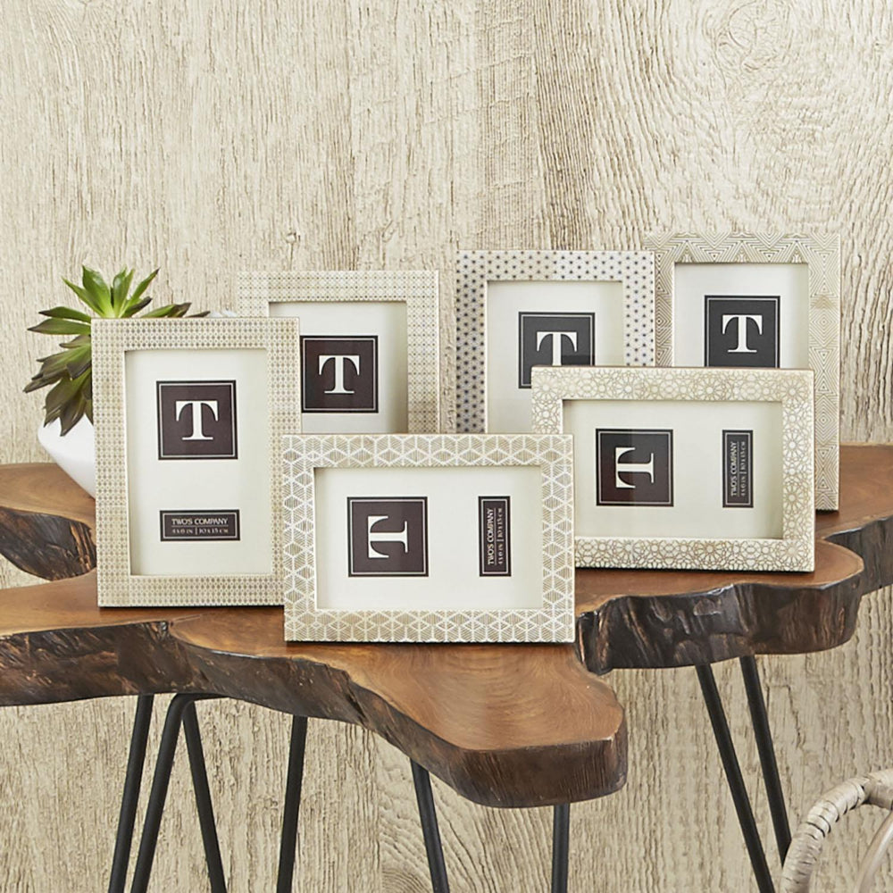 Two's Company Terra Photo Frame 4x6 "Assorted"