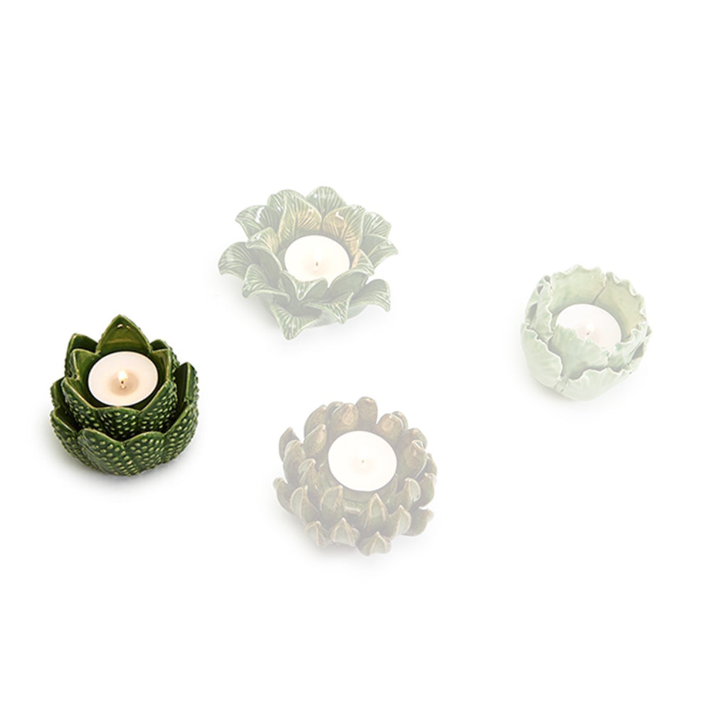 Two's Company Small Succulent Candleholder