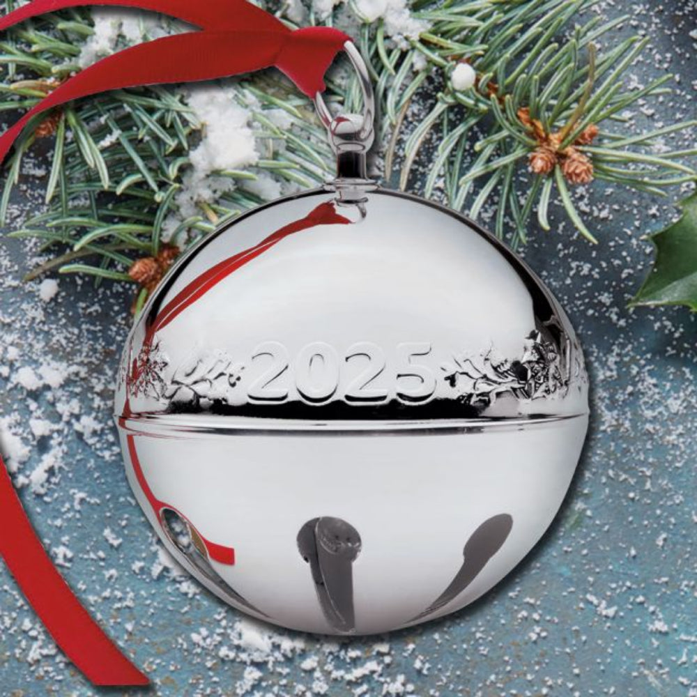 Wallace 2025 Sleigh Bell 55th Edition Silverplate Ornament