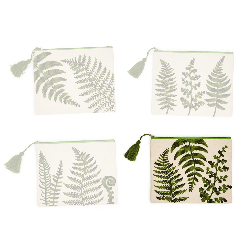 Two's Company Fanciful Fern Multipurpose Pouch
