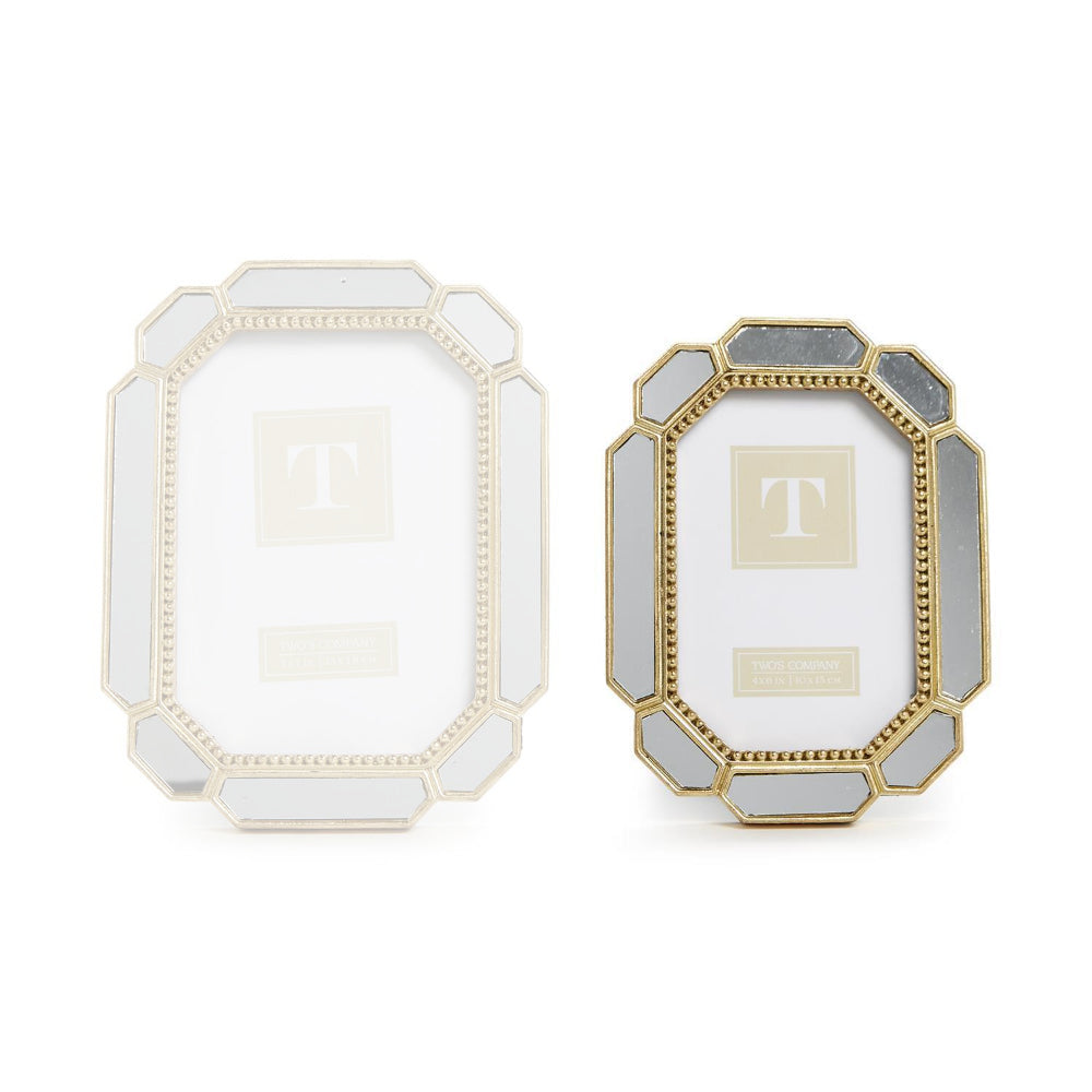 Two's Company Beveled Edge Photo Frame