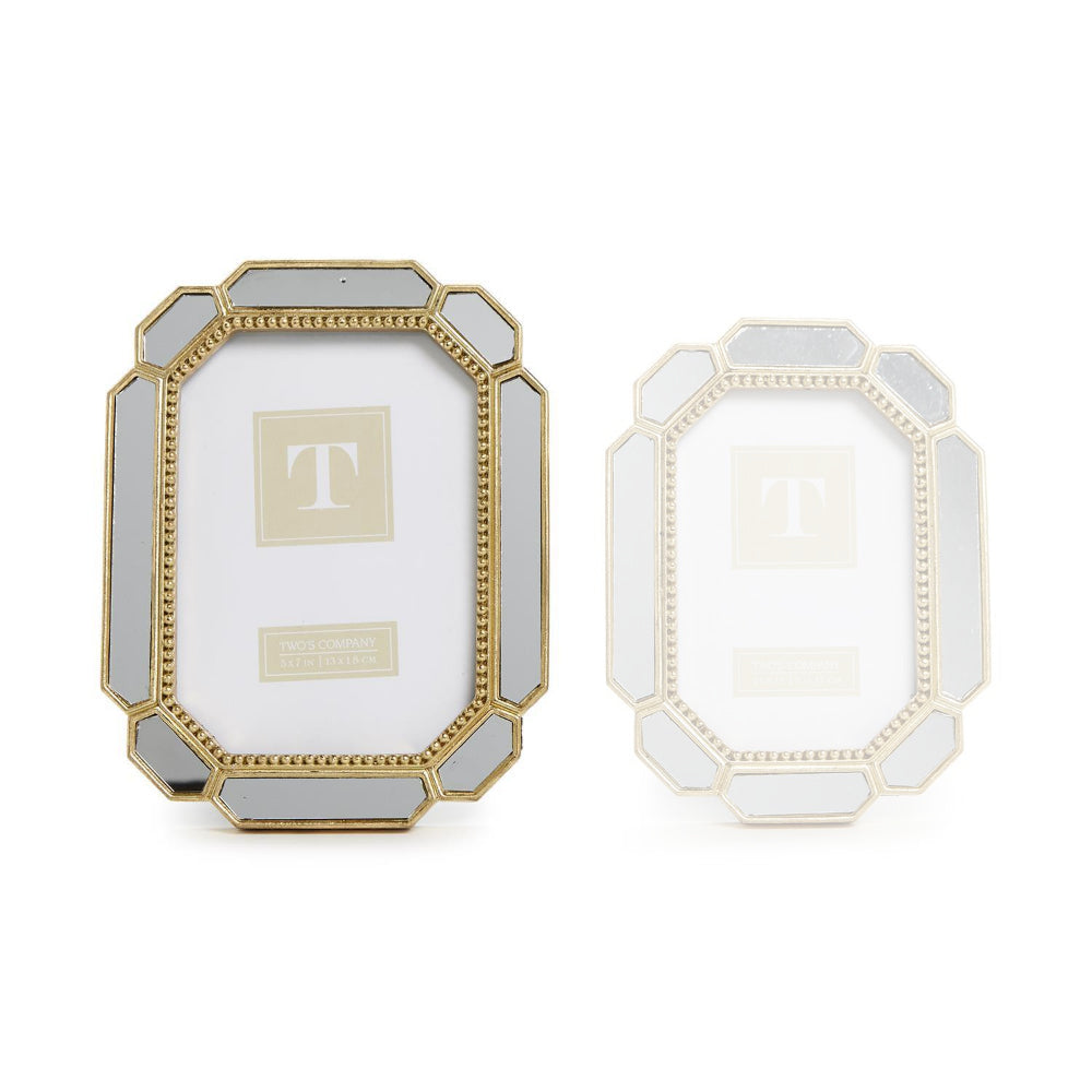 Two's Company Beveled Edge Photo Frame