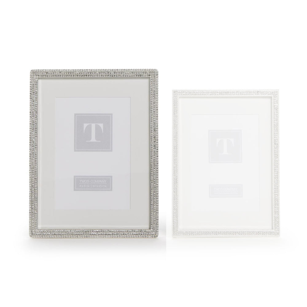 Two's Company Crystal Photo Frame