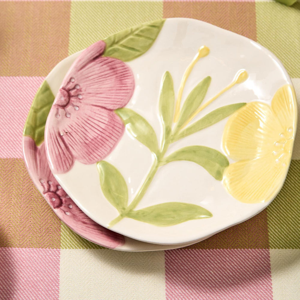 Two's Company Floral Tidbit Plates- Sold Individually