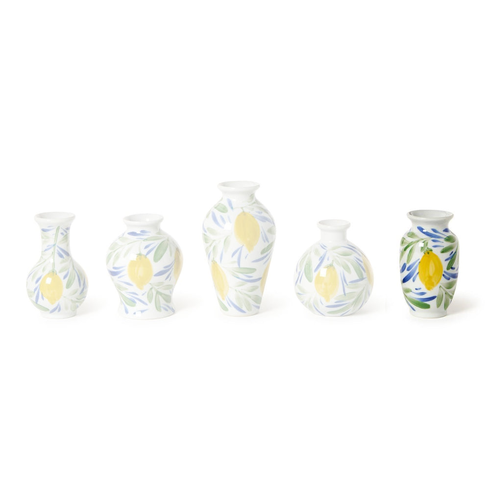 Two's Company Mini Lemon Grove Vases