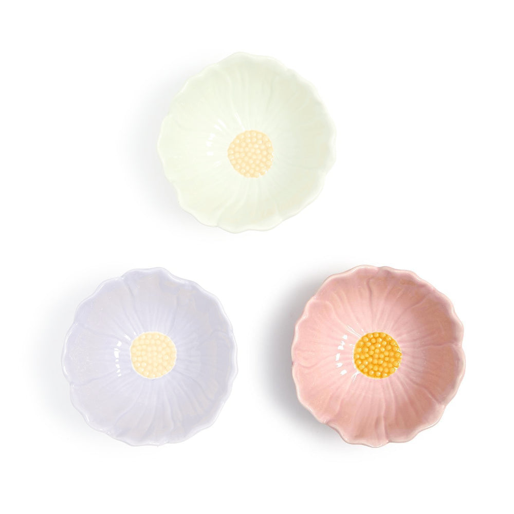 Two's Company Flower Tidbit Bowls