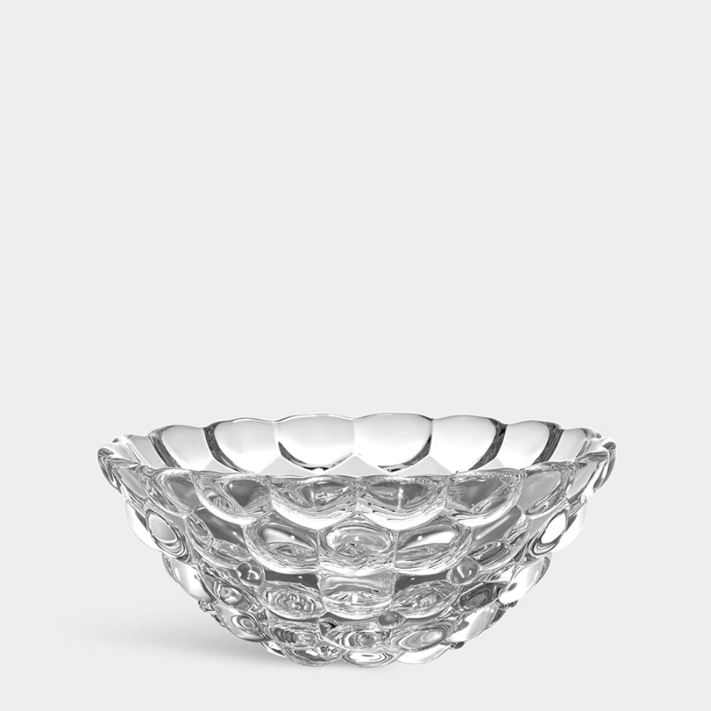 Orrefors Raspberry Bowl
