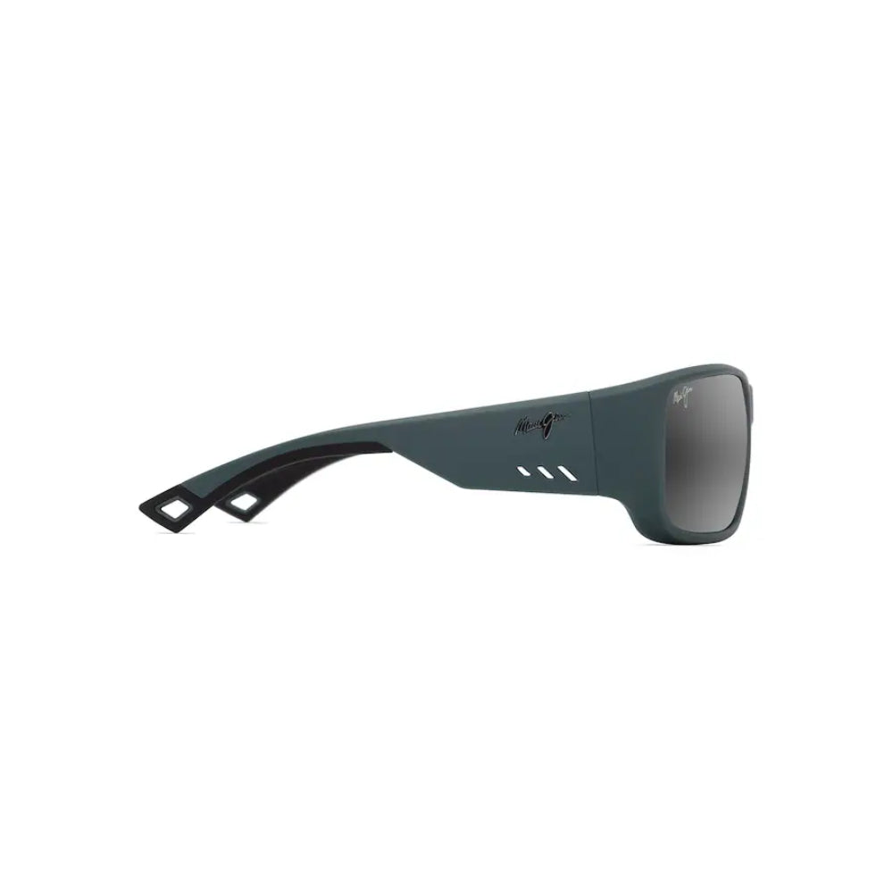 Maui Jim KEHA Polarized Wrap Sunglasses - Matte Dark Military Green