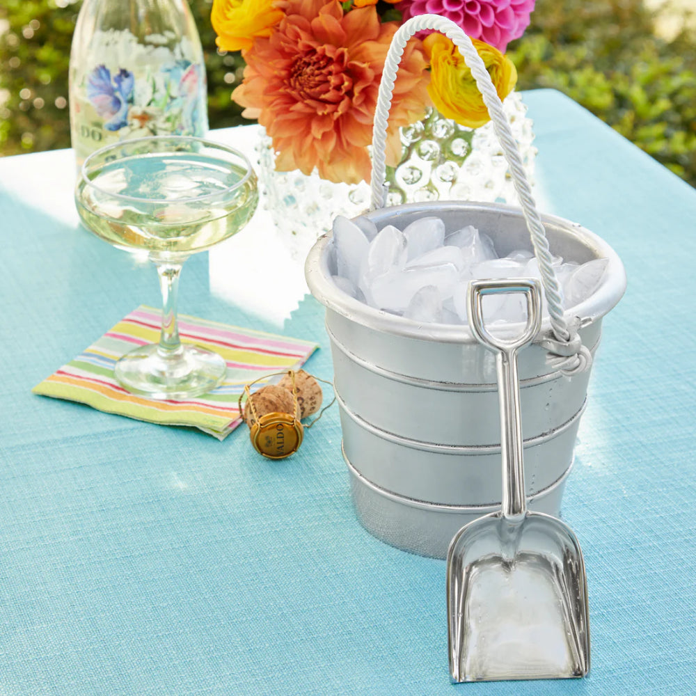 Mariposa Sand Pail Ice Bucket with Rope Handle