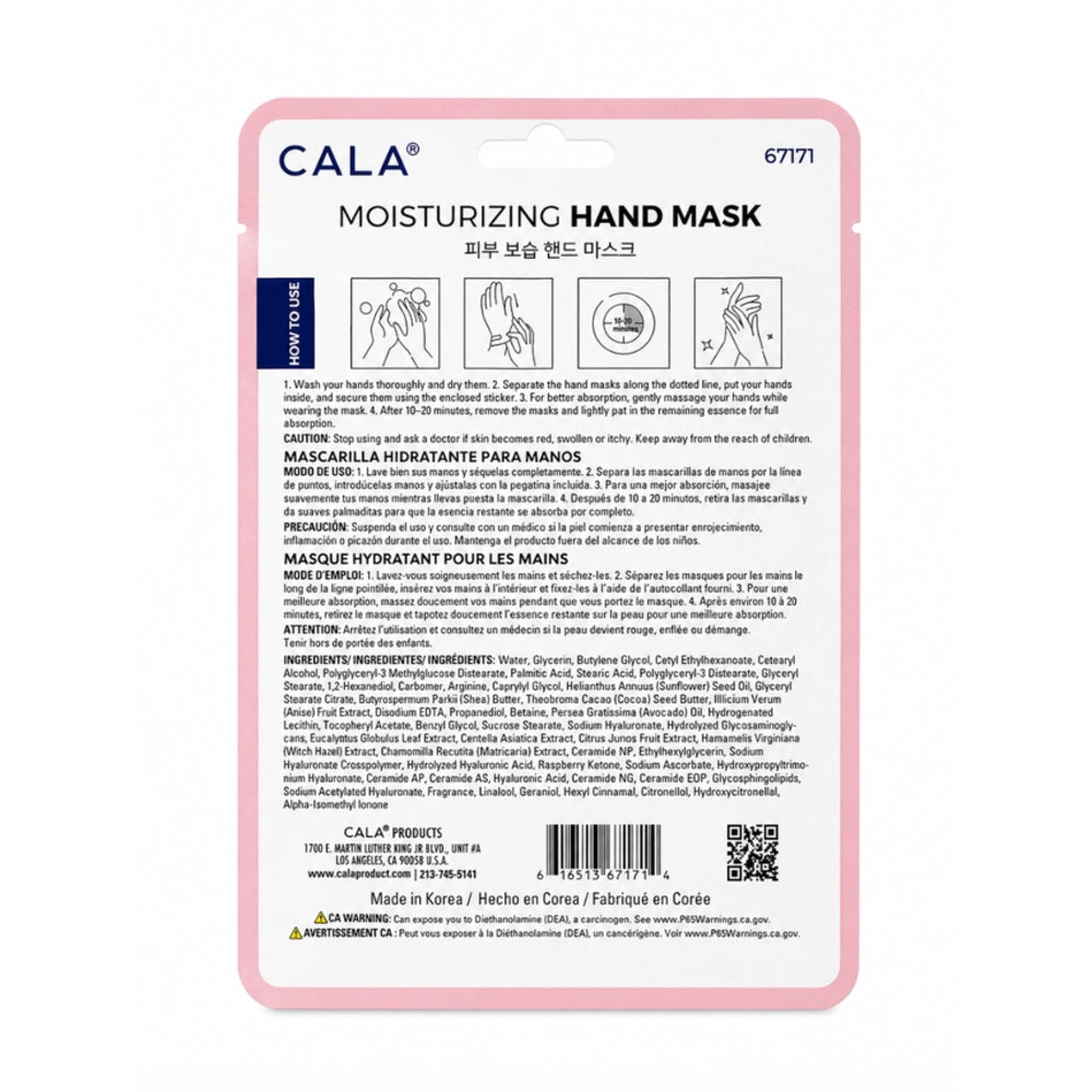 Cala Moisturizing Smoothing and Nourishing Hand Masks