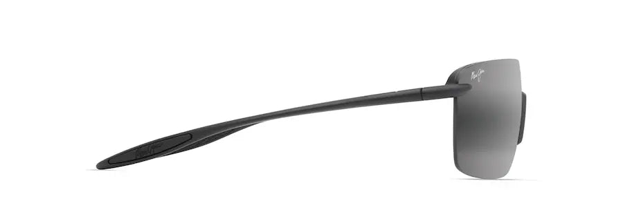 Maui Jim PALULU Polarized Shield Sunglasses - Matte Black
