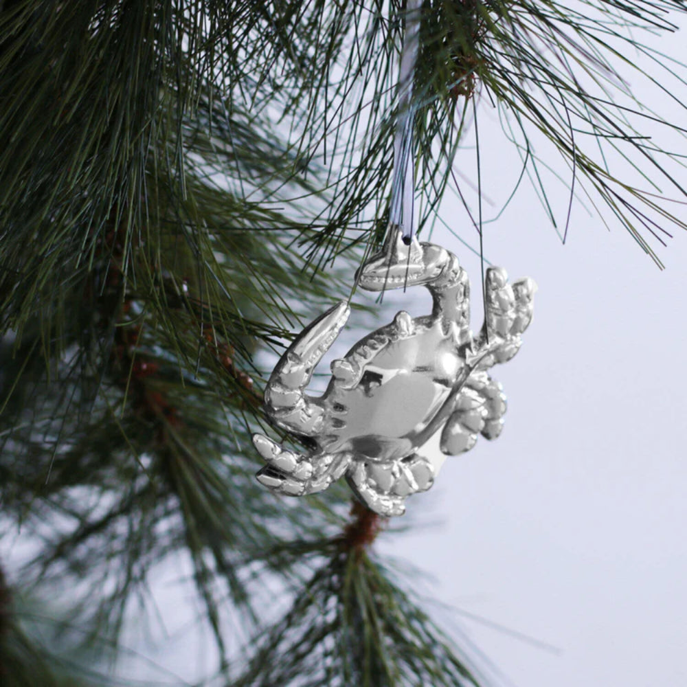 Beatriz Ball Holiday Crab Ornament