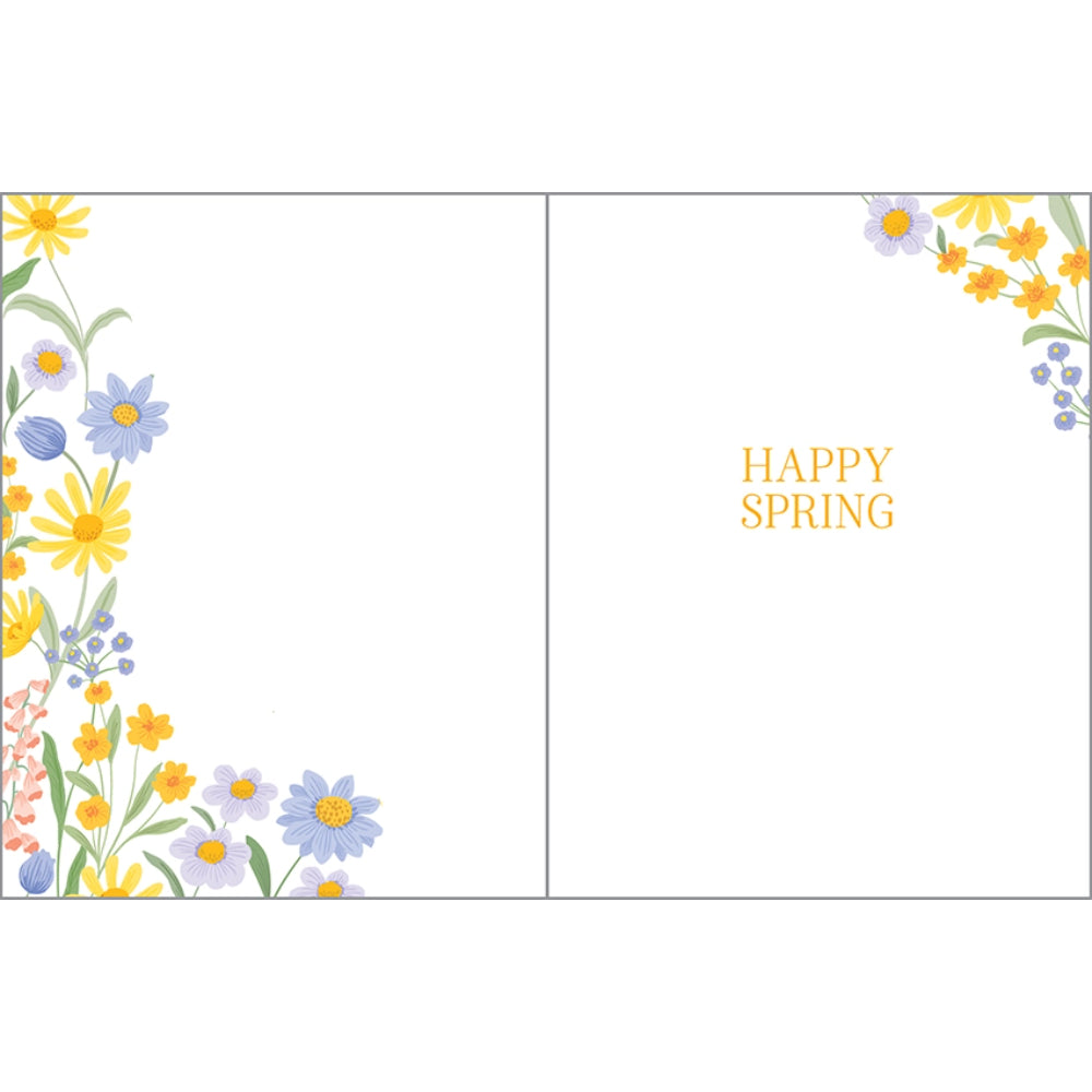 Gina B Designs Easter Greeting Card - Easter Wildflowers