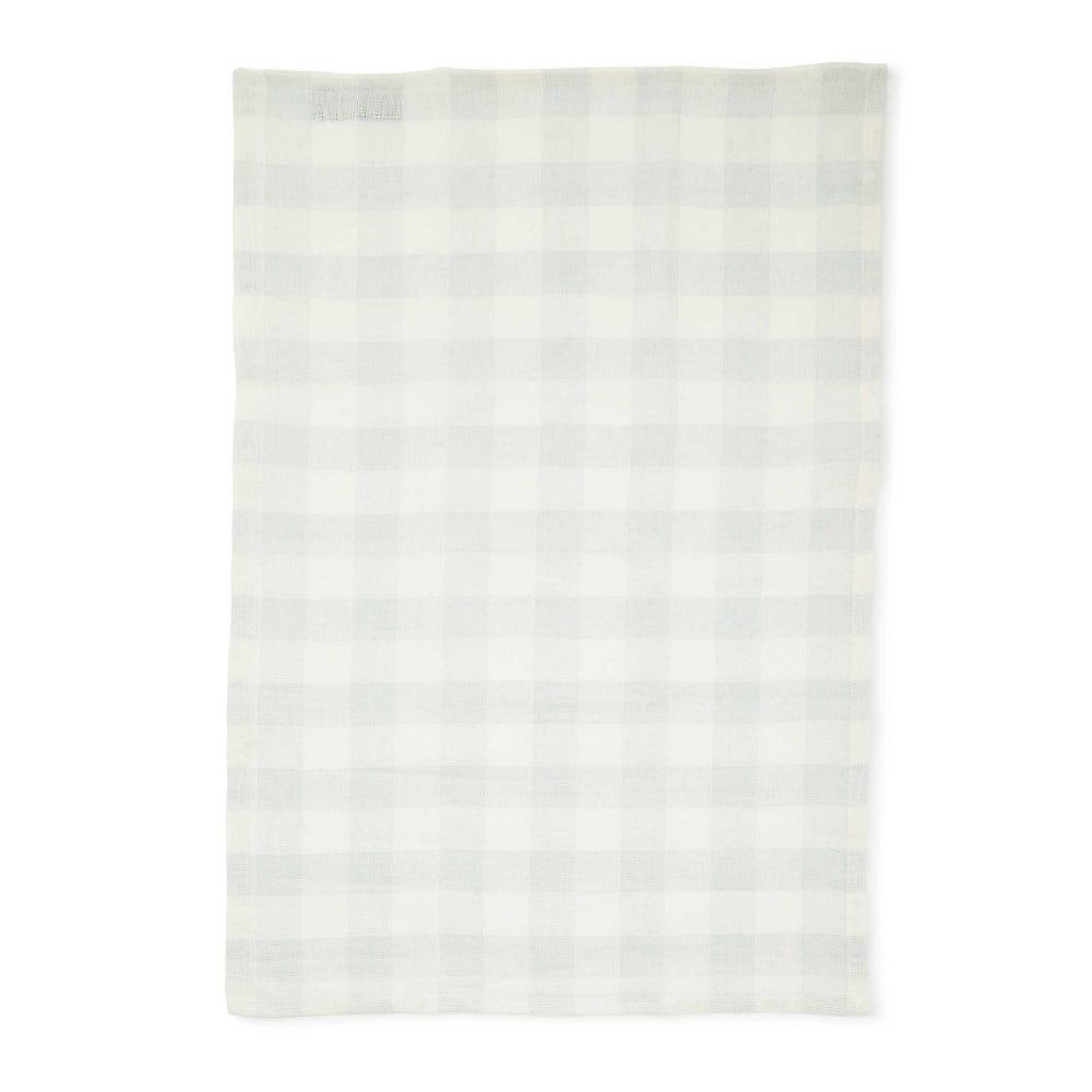 Mackenzie-Childs Grey Check Linen Dish Towel