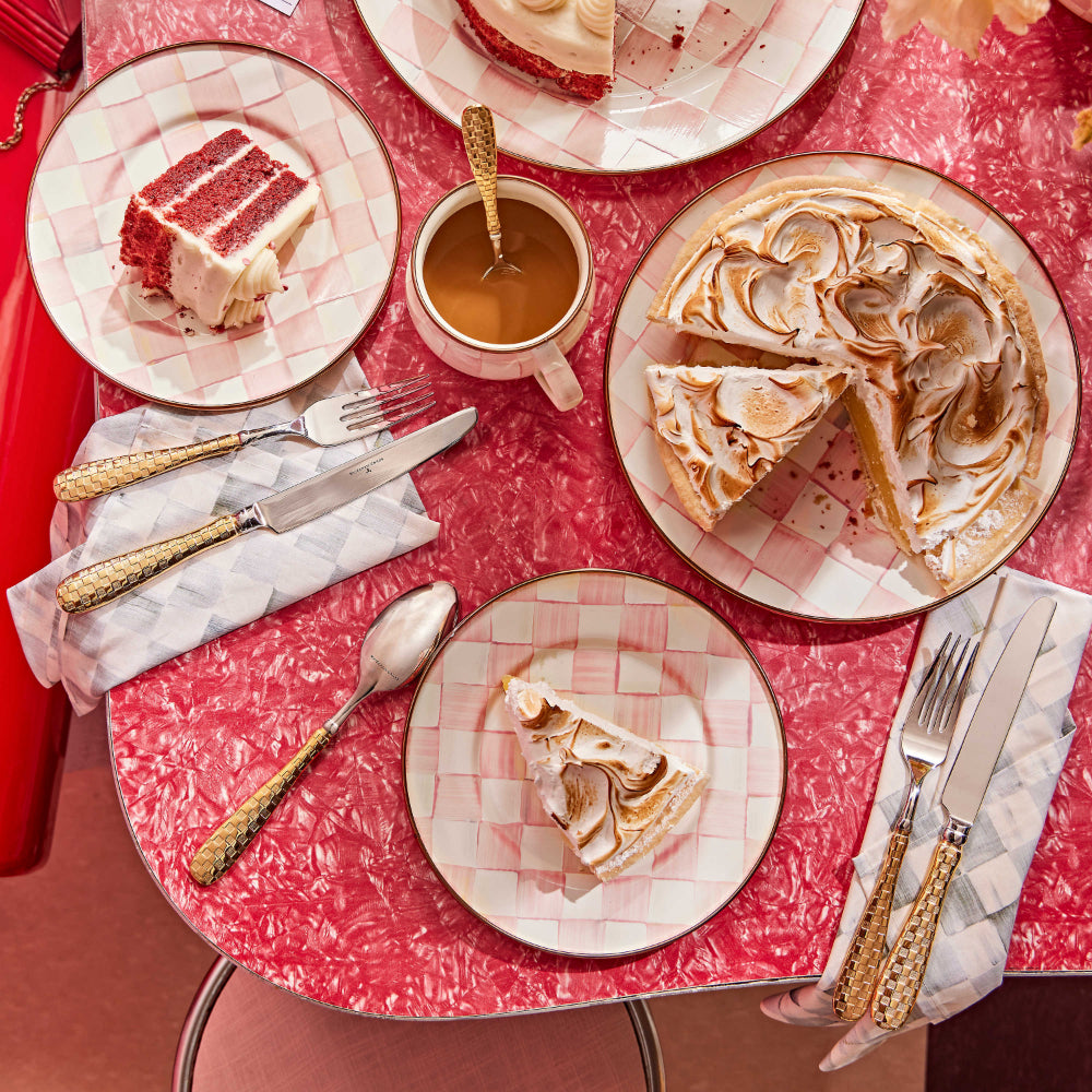 MacKenzie-Childs Sterling Check Napkin