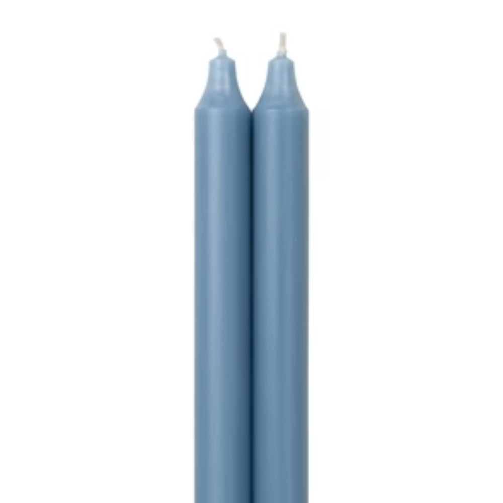 Northern Lights 12" Tapers Candles 2pk - Prairie Blue