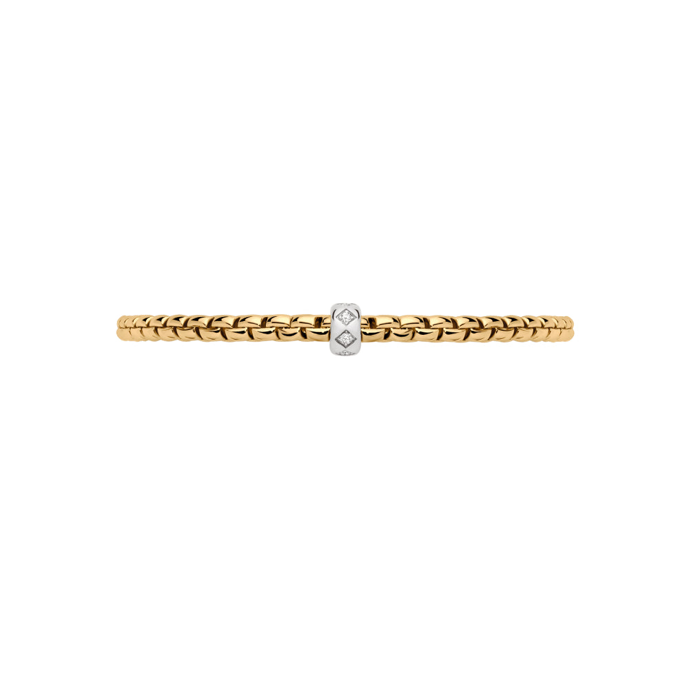 Fope Eka Collection 18k Flex'It Bracelet with Diamonds