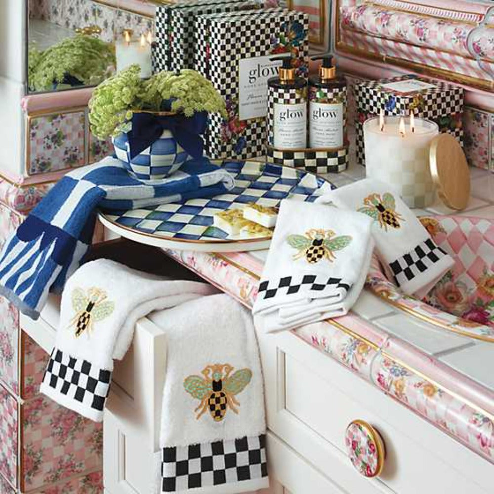 MacKenzie-Childs Royal Check Bath Towel
