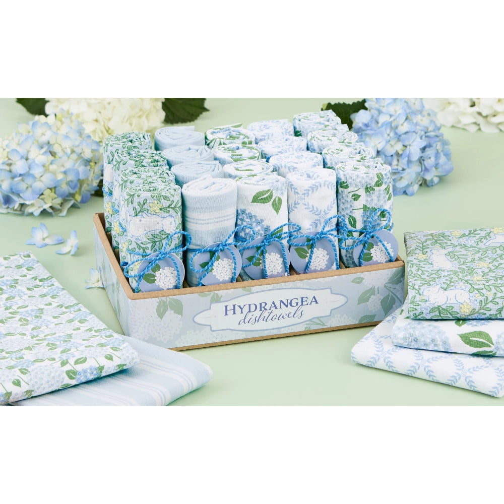 Design Imports Hydrangea Garden Assorted Dishtowels