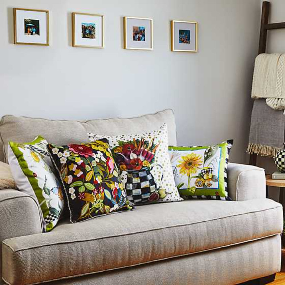 MacKenzie-Childs Sunflower Pillow